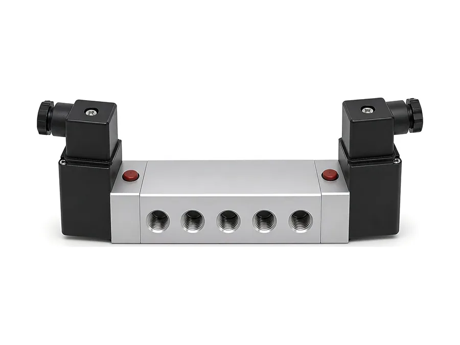 Double solenoid 5/2 directional control valve